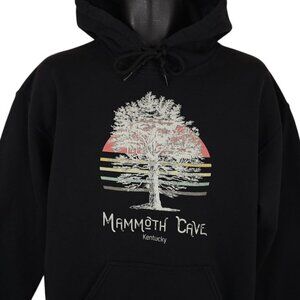 Mammoth Cave Sweatshirt Hoodie Mens Size Medium Black National Park Kentucky